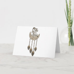 Carte Restez vierge enfant Lune sauvage