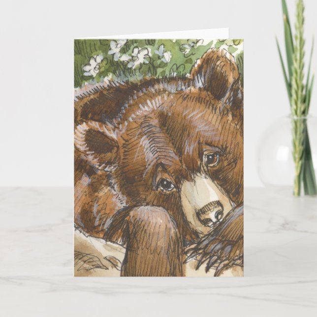 Carte Resting de Grizzly Bear (Devant)