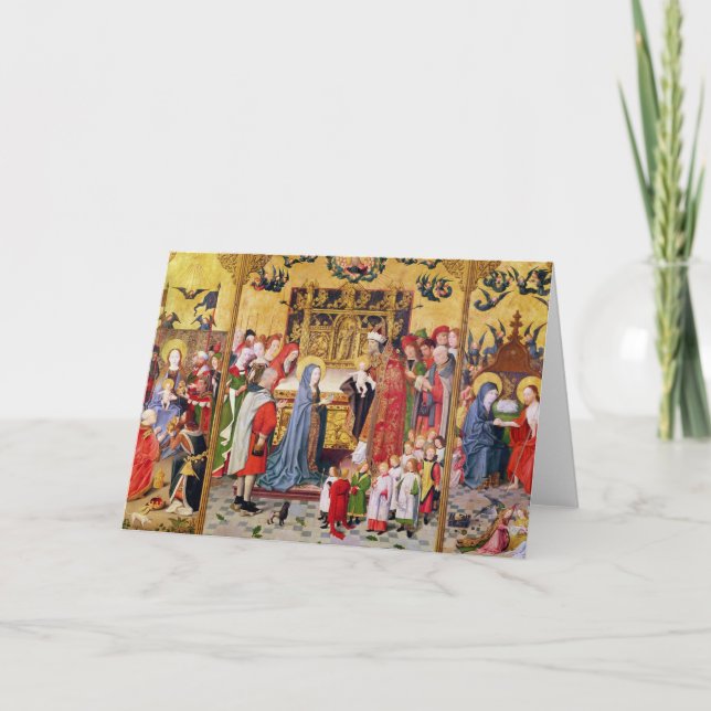 Carte Retable des sept joies de la Vierge (Devant)