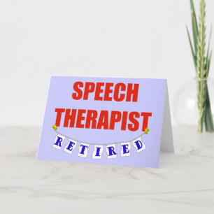 CARTE RETIRED SPEECH THERAPIST