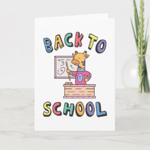 Carte Retour à l'école