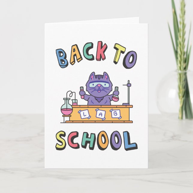 Carte Retour à l'école (Devant)