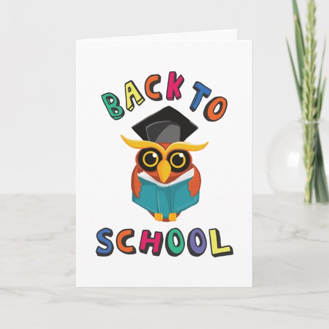 Carte Retour à l'école (Devant)