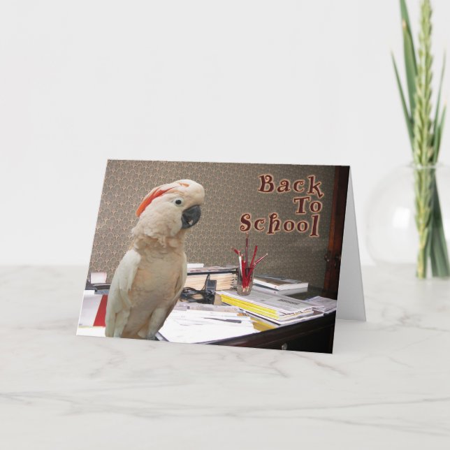 Carte Retour À L'École (Devant)