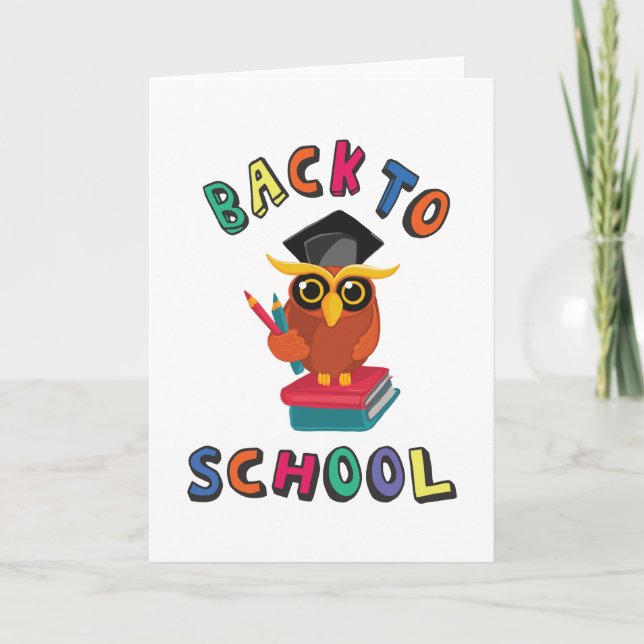 Carte Retour à l'école (Devant)