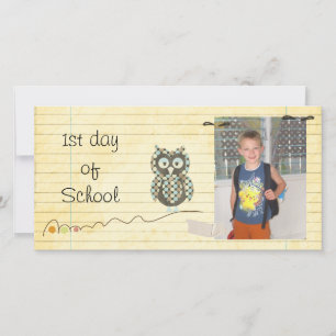Carte Retour à l'école photo