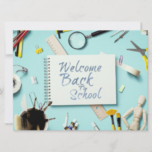 Carte Retour à l'école – Style Cahier Créatif