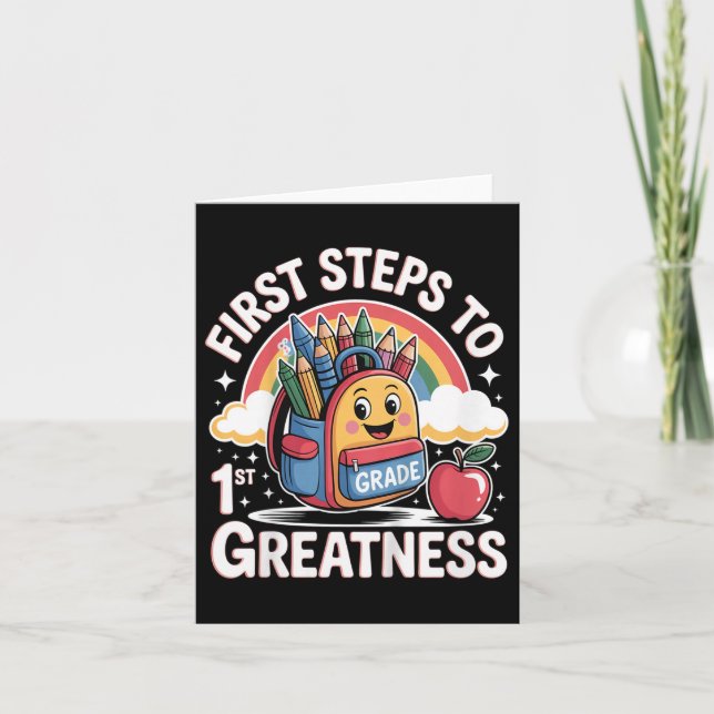 Carte Retourner À L'Équipement Scolaire Pour Les Enfants (Devant)