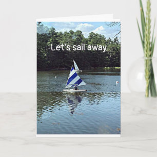 CARTE **RETOURNONS EN VOILE** ET CÉLÉBRER NOTRE ANNIVERS