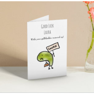 Carte Retrait de la vésicule biliaire Bonne chance