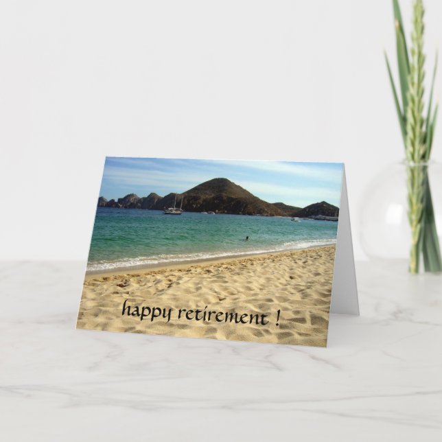 Carte retrait de plage (Devant)