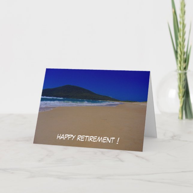 Carte retrait de plage (Devant)