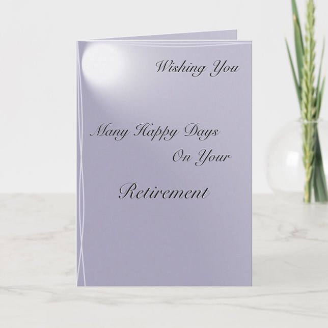 Carte Retraite (Devant)