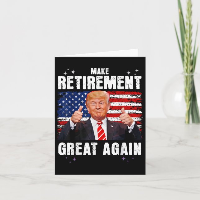 Carte Retraité 2025 Retraite 2025 Retraite 2025 Trump (Devant)