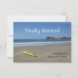 Carte Retraite à la plage