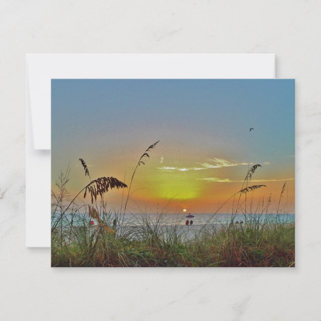 Carte Retraite à la plage (Devant)