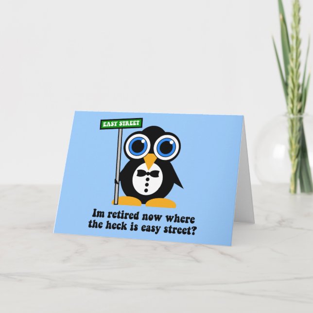 Carte retraite amusante (Devant)