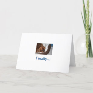 Carte Retraite de chien idiot