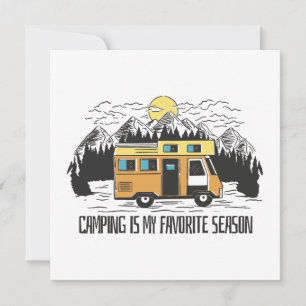 Carte Retraite en camping-car à la montagne