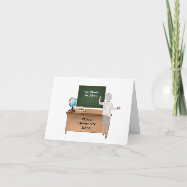 Carte Retraite personnalisée des enseignants (Devant)