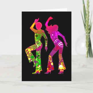 CARTE RETRO DISCO 70'S