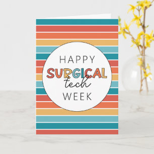 Carte Retro Happy Surgy Tech Week