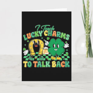 Carte Rétro J'Apprends à Lucky Charms à Parler Ck St Pat