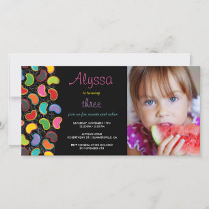 Carte Retro Jellybean Pop Sweet Candy Whimsical Annivers