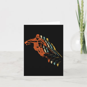 Carte Retro Ski Vintage 80s 90s Ski