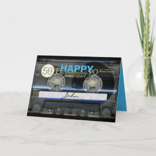 Carte Retro T1 Audiotape 50e anniversaire recto-verso No