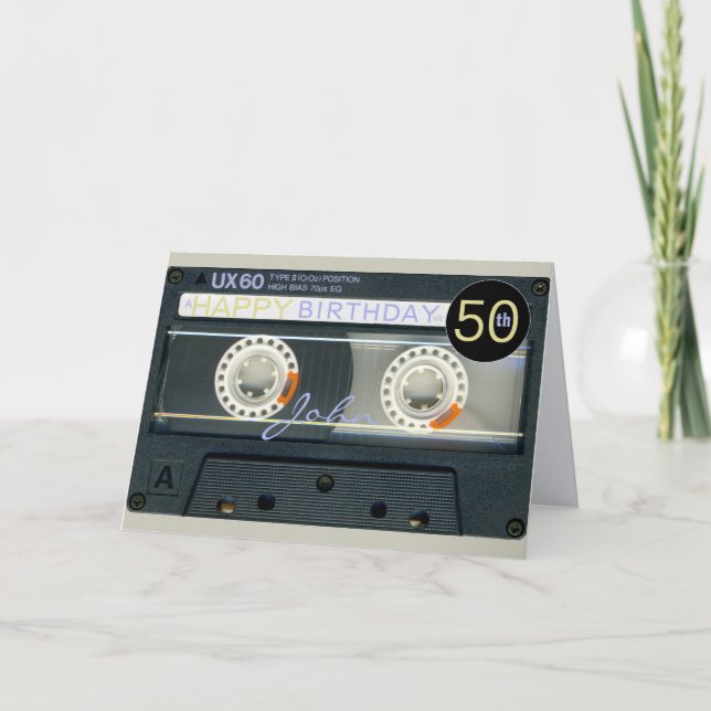 Carte Rétro T6 Audiotape 50e anniversaire recto-verso No (Devant)