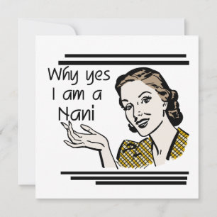 Carte Rétro T-shirts et cadeaux de Nani