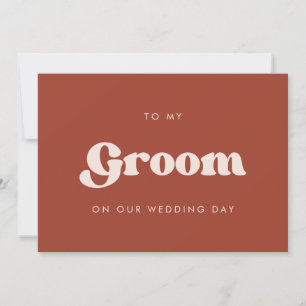 Carte Rétro Terracotta à ma chambre le jour de notre mar