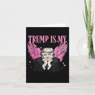 Carte Rétro Trump est mon Valentin Trump Saint-Valentin 