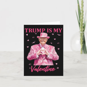 Carte Rétro Trump est mon Valentin Trump Valentine Day 1
