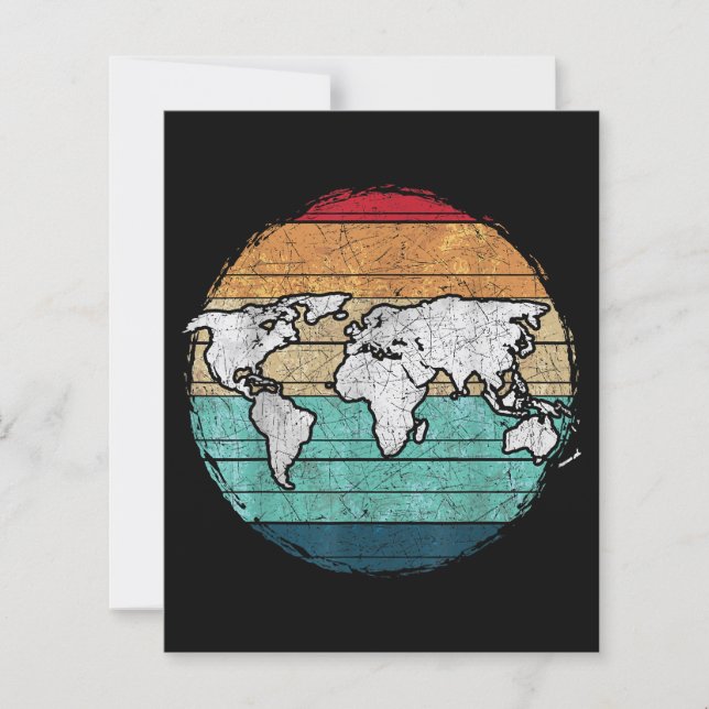 Carte Retro World (Devant)