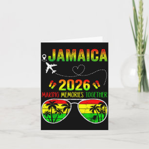 Carte Réunion de famille Jamaïque 2026 Création de souve