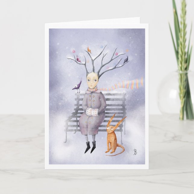 Carte Rêve de neige (Devant)