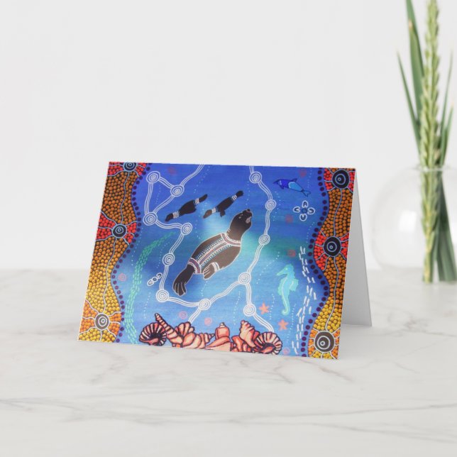 Carte Rêve de phoque (Devant)