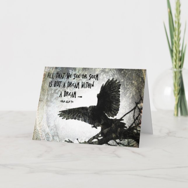 Carte Rêve de Raven, anniversaire (Devant)