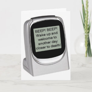 Carte Réveillez-vous !