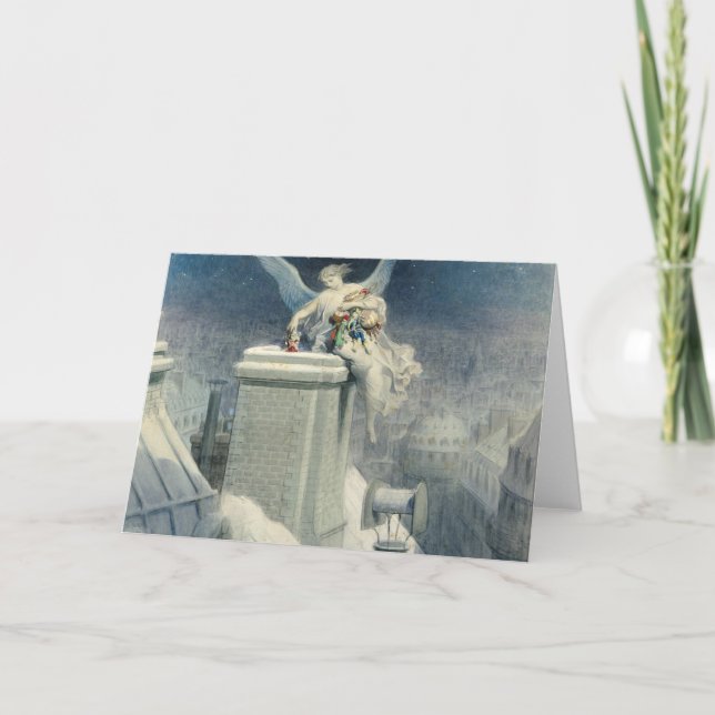 Carte Réveillon de Noël - Gustave Doré (Devant)