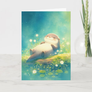 Carte Rêverie calme de la loutre