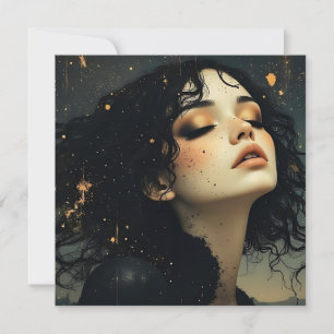 Carte Rêverie céleste / Art Ai de poussière d'étoiles et