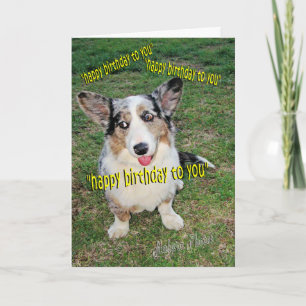 Carte Rêves de gâteau de chienchien