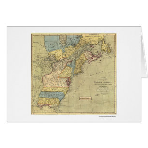 Carte révolutionnaire 1771 de l'Amérique