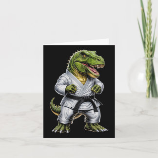 Carte Rex Martial Arts Dinosaur Karate Judo Bjj Fighter