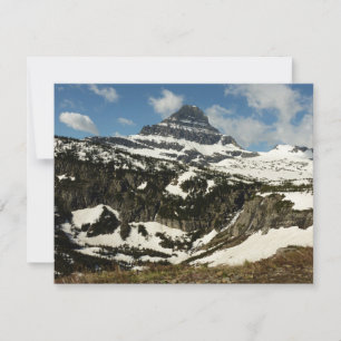 Carte Reynolds Mountain depuis Logan Pass à Glacier Park