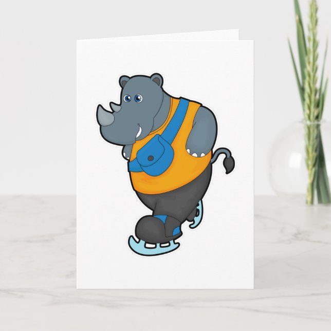 Carte Rhino at Ice patinage avec Sling bag (Devant)