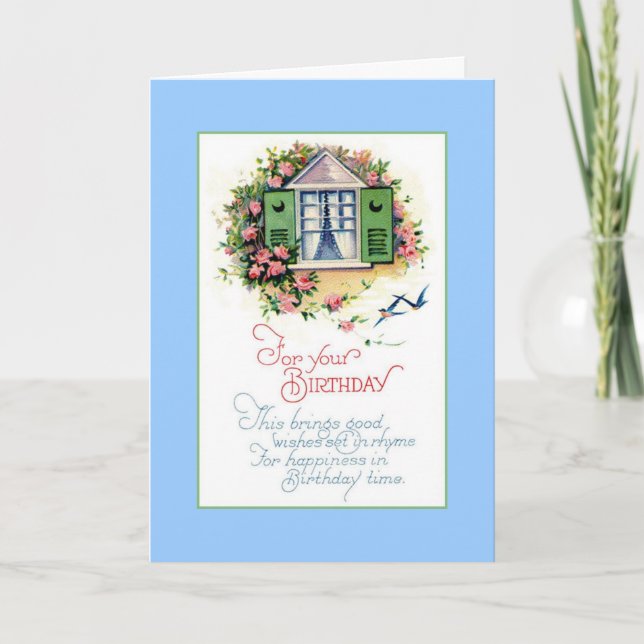 Carte Rhyme d'anniversaire (Devant)